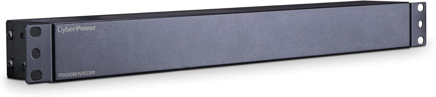 CyberPower PDU20BHVIEC8R Basic PDU, 208-230V/20A, 8 Outlets, 1U Rackmount