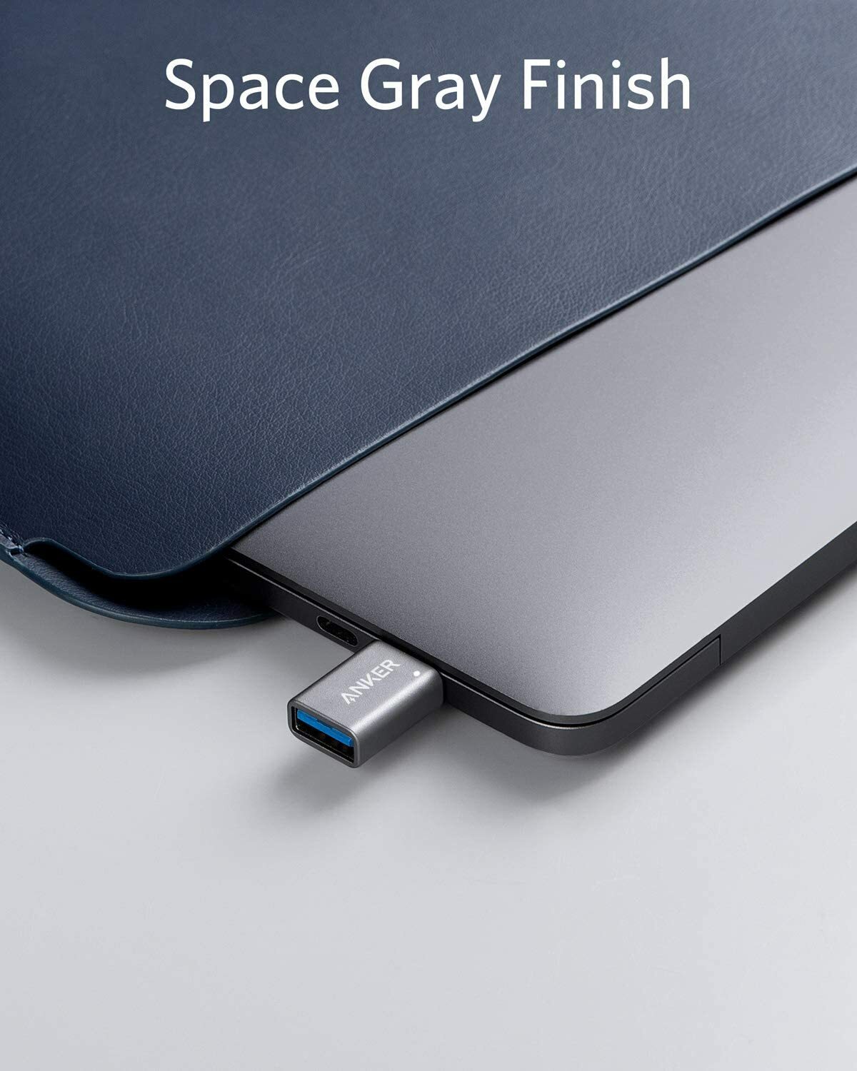 2 Pack Anker Type C Adapter USB-C to USB 3.0 Female Port Converter for MacBook