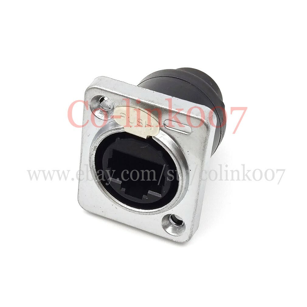 RJ45 Ethernet Connector, RJ45 Industrial RJ45 Male Jacks CAT5/6 Receptacle