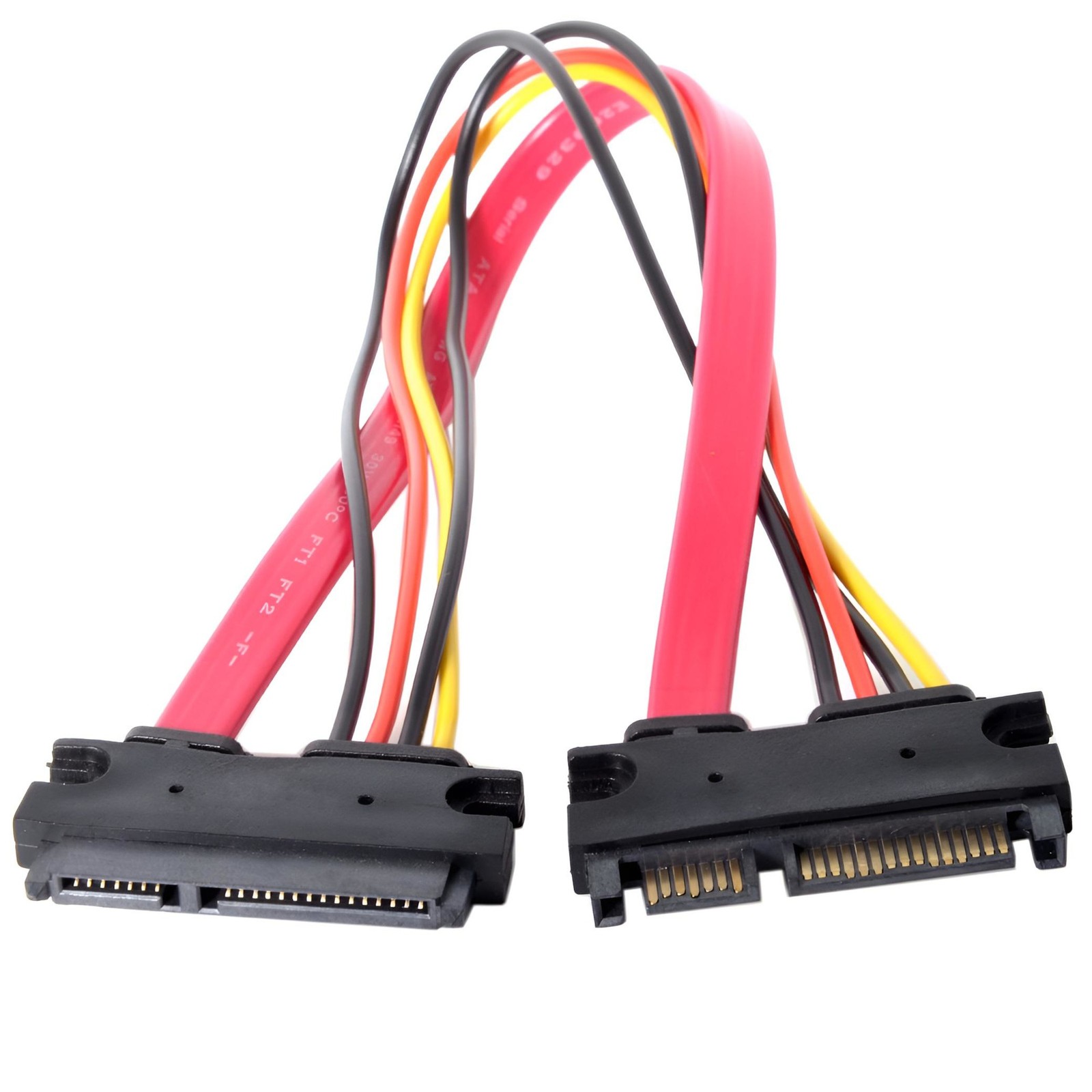 15+7 Pin SATA HDD Extension Cable Data & Power Male to Female