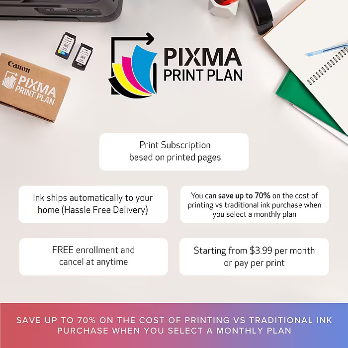 Canon PIXMA TR4720 Wireless Color Inkjet Printer, All-In-One, Print, Scan, Copy