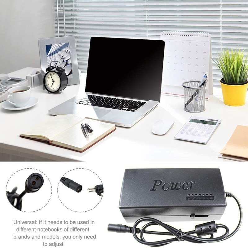 96W Universal Laptop Power Supply Charger Adapter w/ 42 Tips Notebook Charger