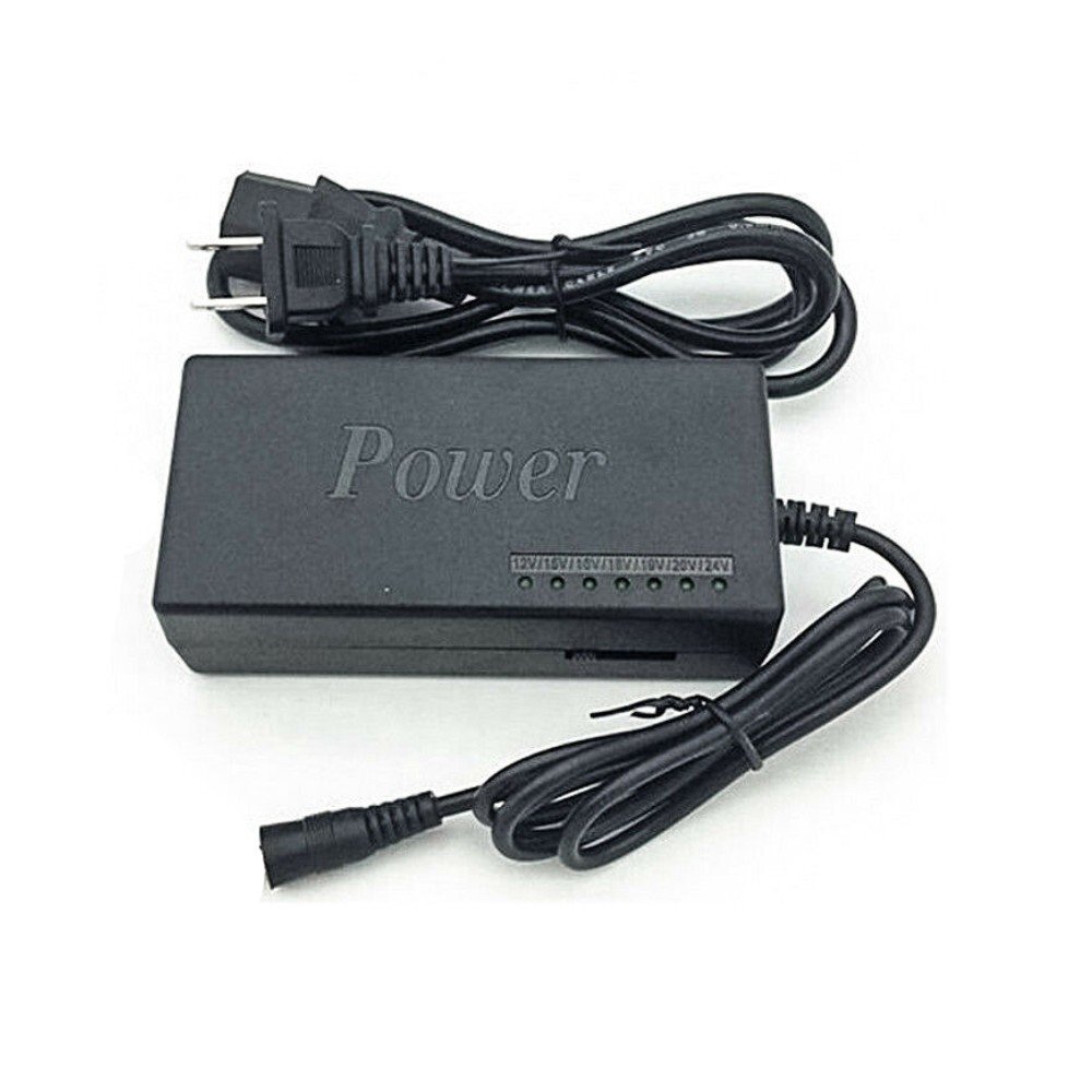 Universal Laptop Charger Adapter For Notebook 12-24V Adjustable 96W Power Supply