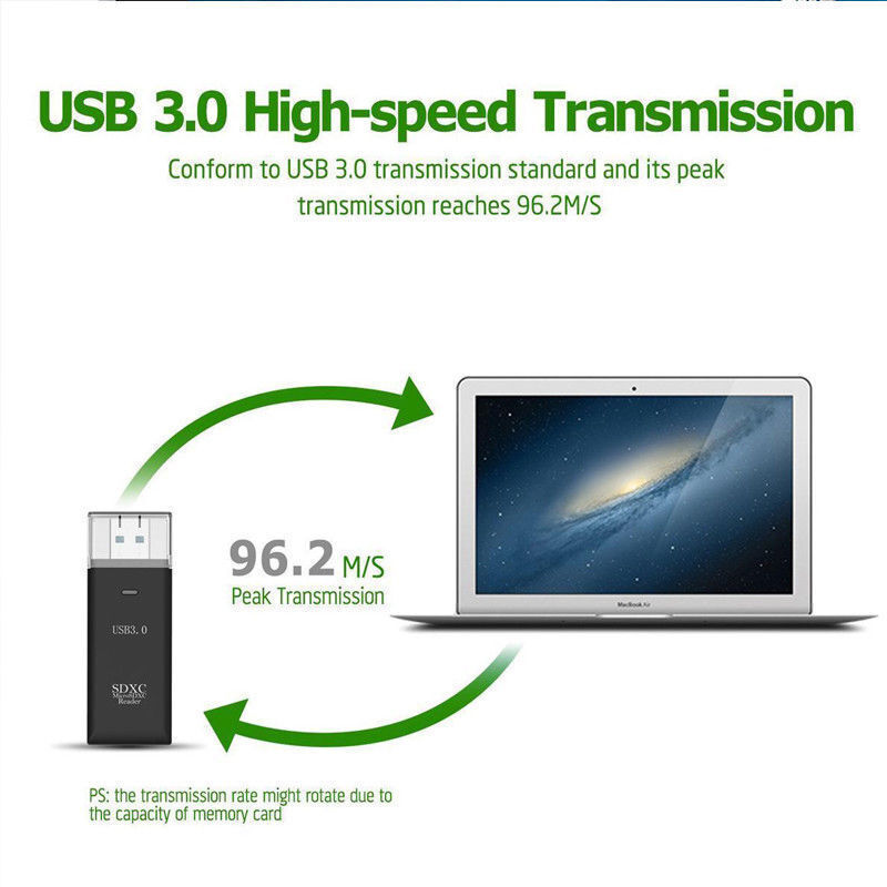 USB3.0 SD Card Reader for PC Micro SD Card to USB Adapter for Camera MemoryC lot