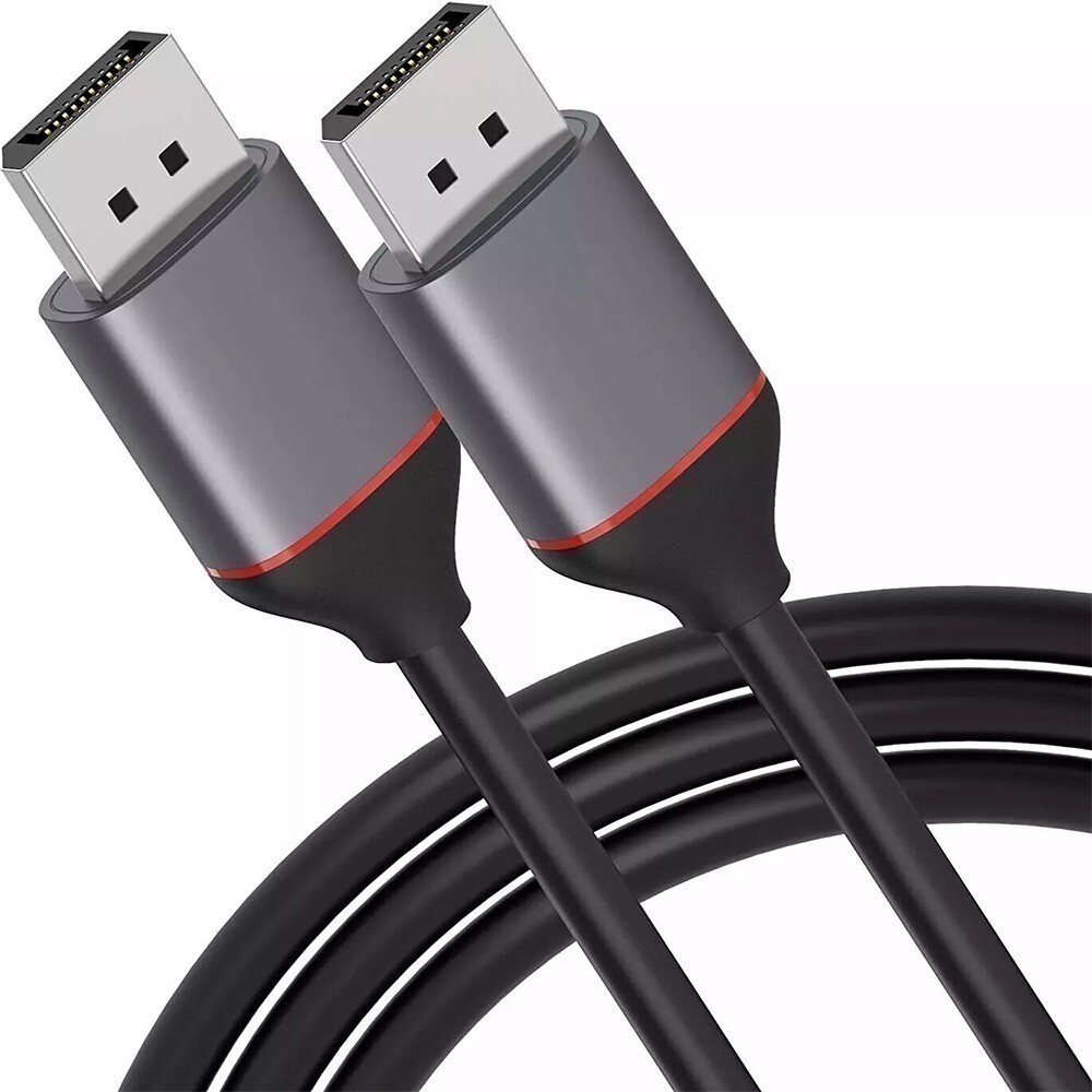 1-2 Pack Displayport to Display Port Cable DP Male to Male Cord 4K 60hz HD （6ft）