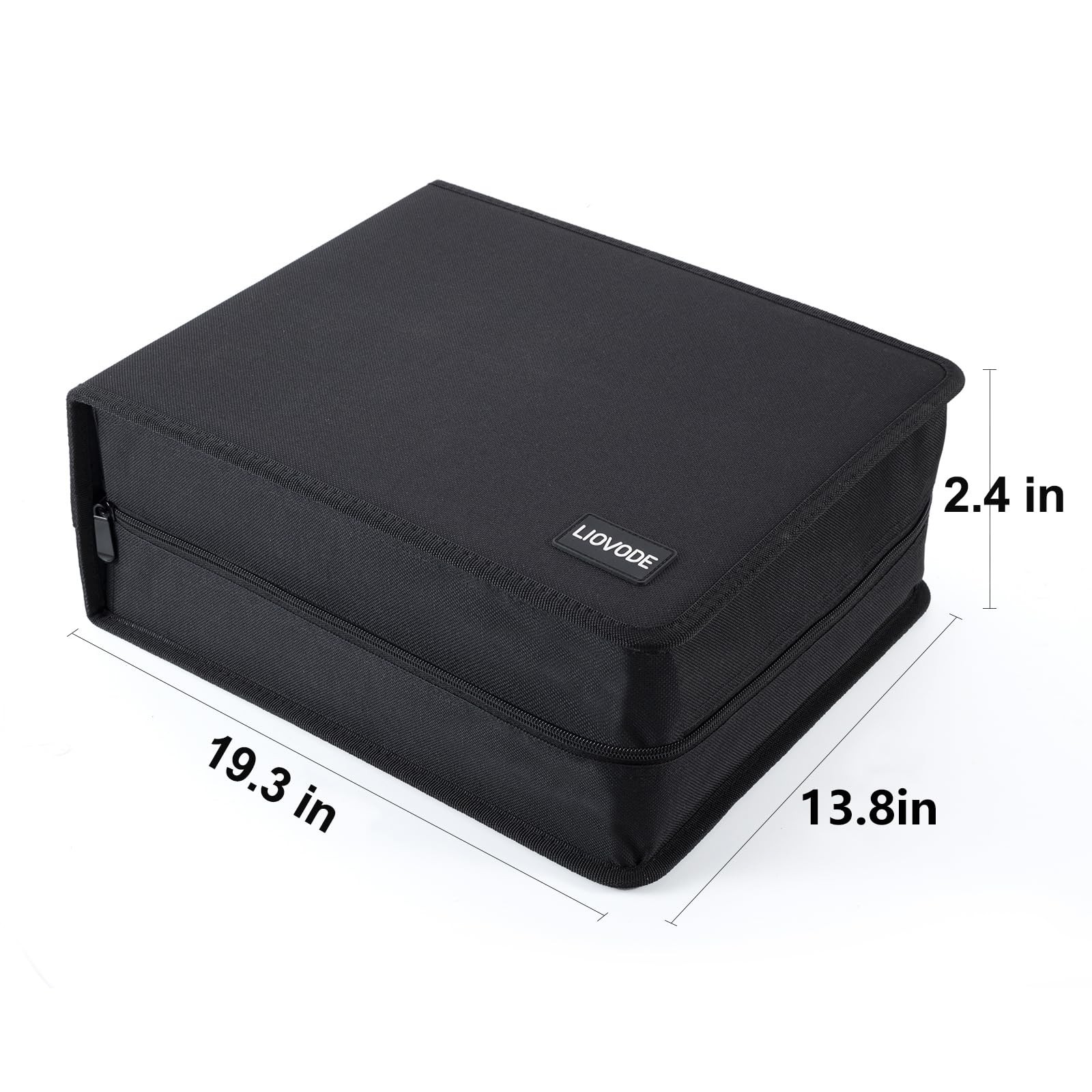 DVD Case 200 DVDs and 100 Booklets Capacity, CD/Blu-ray Storage Binder Case w…