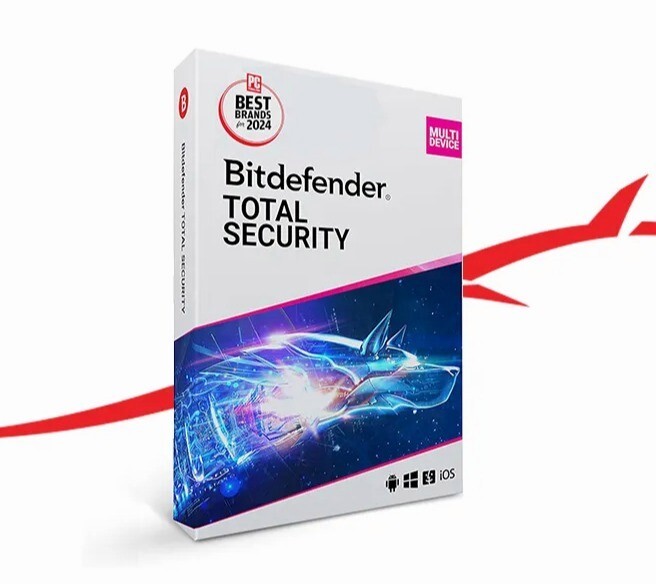 Bitdefender Total Security 1 Year | 1 PC License | Windows Only | Fast Delivery