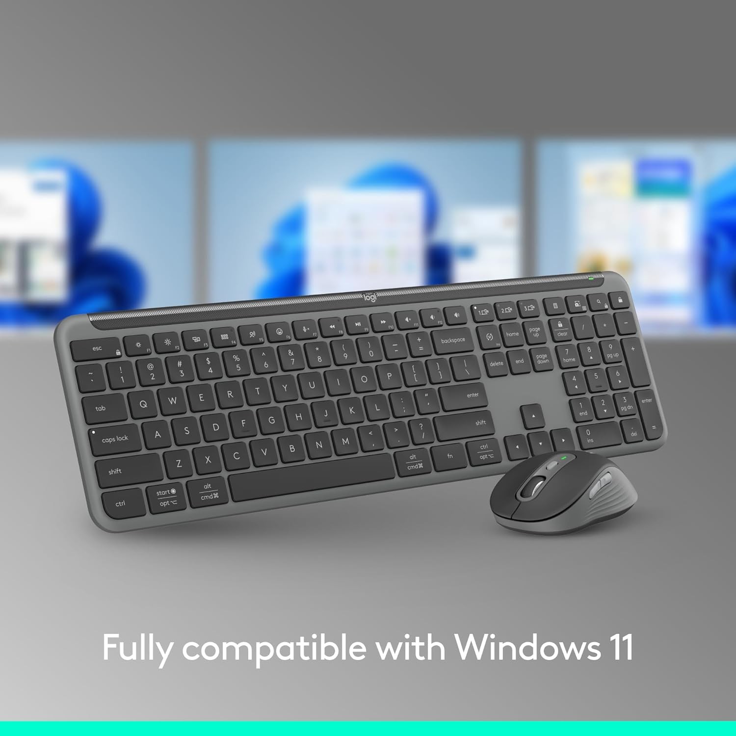 Logitech Signature Slim MK955 for Business Wireless Keyboard and Mouse Combo