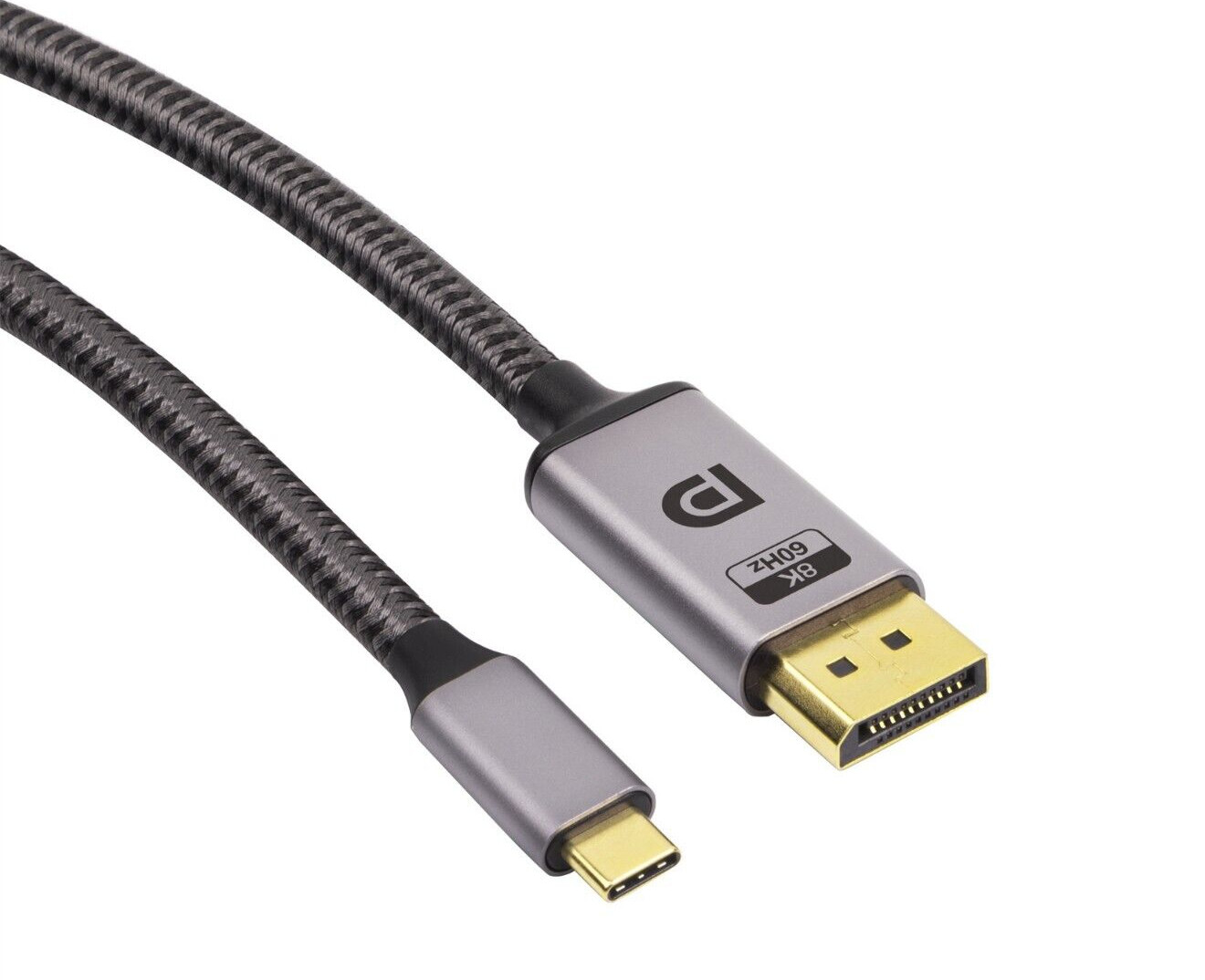 6FT 8K DisplayPort 1.4 M to USB TYPE C M Cable (Bi-directional) 8K@60Hz