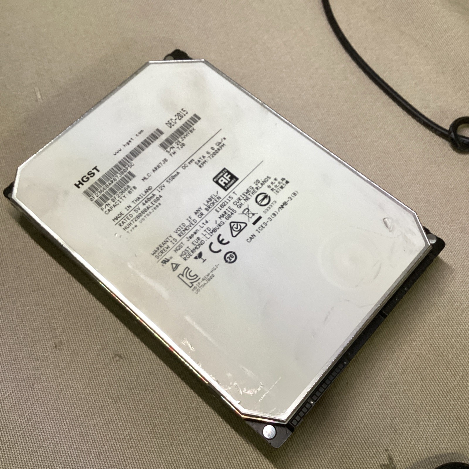HGST Ultrastar HUH728080ALE604 8TB 3.5″ SATA Hard Drive HDD 7200RPM – Grade A