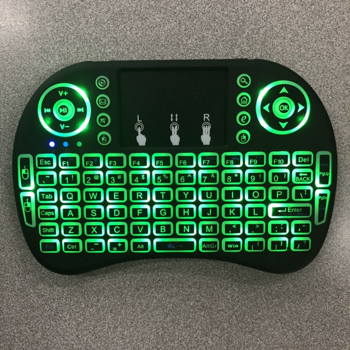Mini 3 Backlit i8 2.4GHz Wireless Keyboard for Respberry LG TV Box Android PC