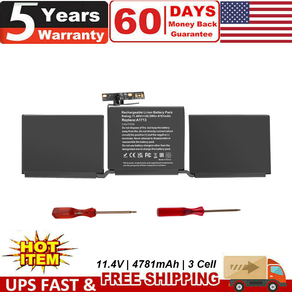 A2159 A2171 Battery For Apple MacBook Pro 13″ A2289 A2338 Retina Mid 2019 2020