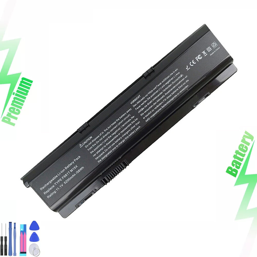 F681T Battery For M15X R1 D15X P08G D951T SQU-722 SQU-724 T780R