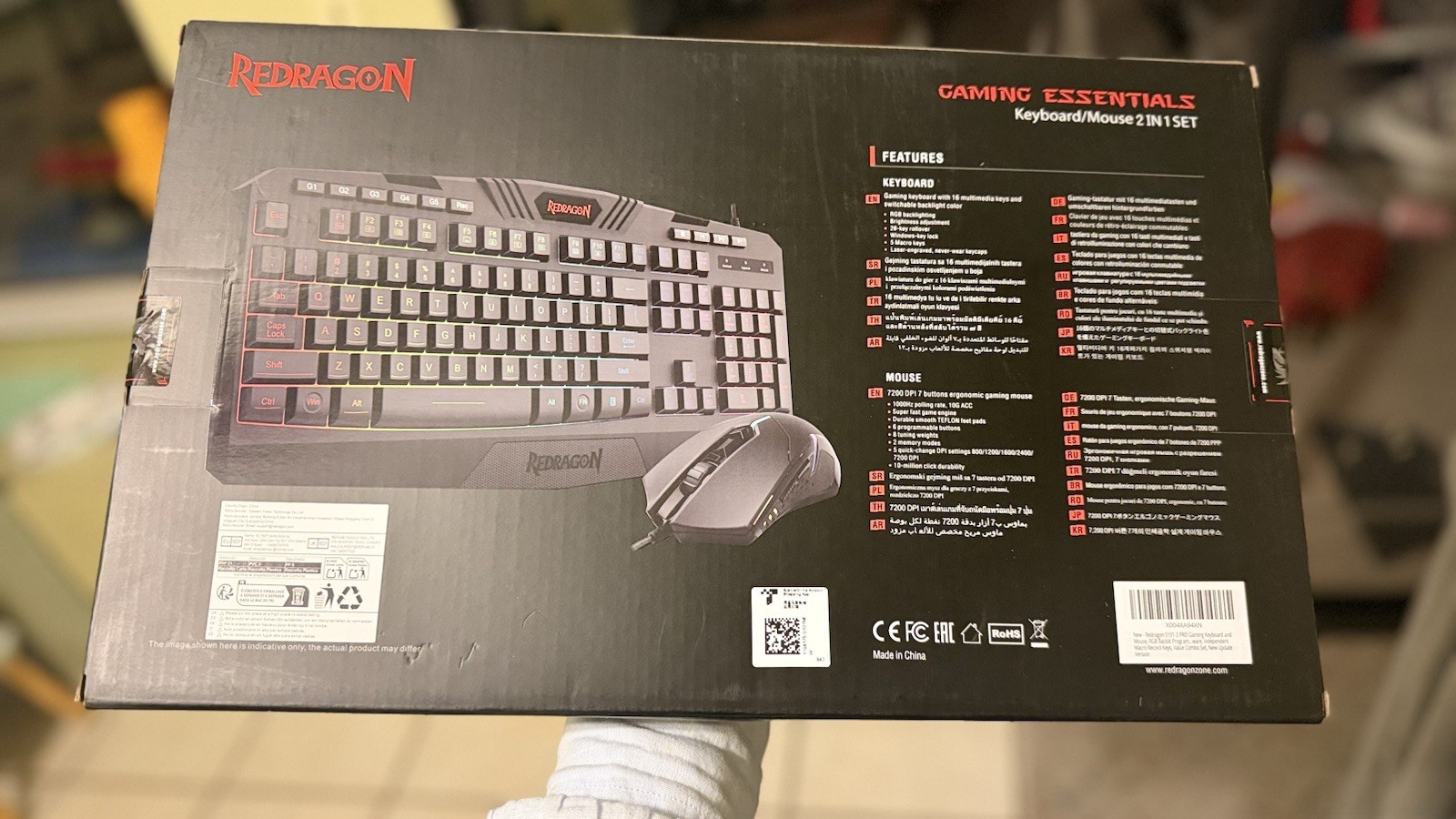 Redragon S101-3 PRO Gaming Keyboard and Mouse