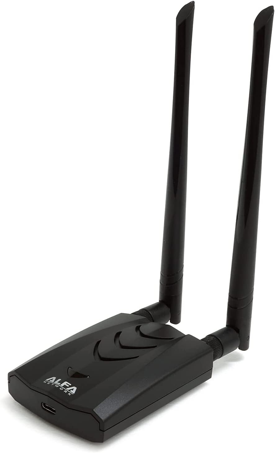 ALFA AWUS036AXML 802.11axe WiFi 6E USB 3.0 Adapter AXE3000, Tri Band 6 GHz, G…