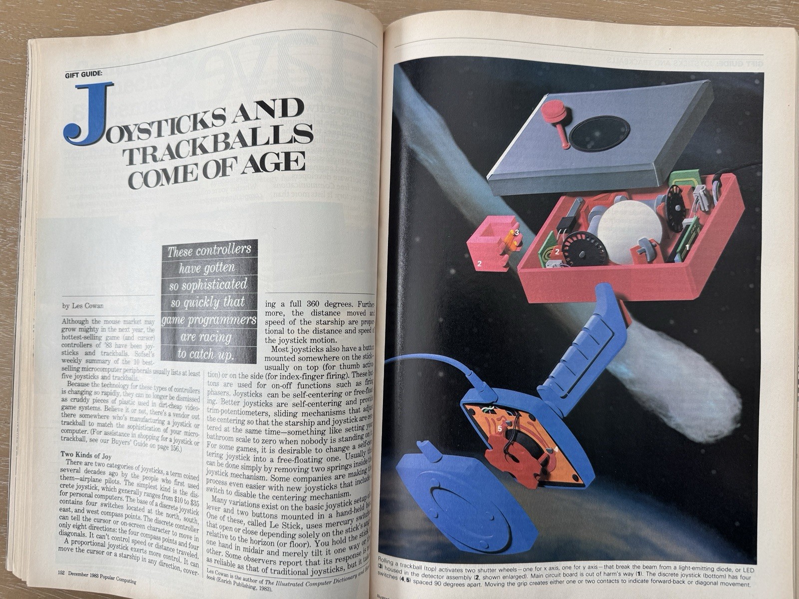 DEC 1983 POPULAR COMPUTING MAGAZINE IBM Peanut vs MAC Joystick Buyer’s Guide etc