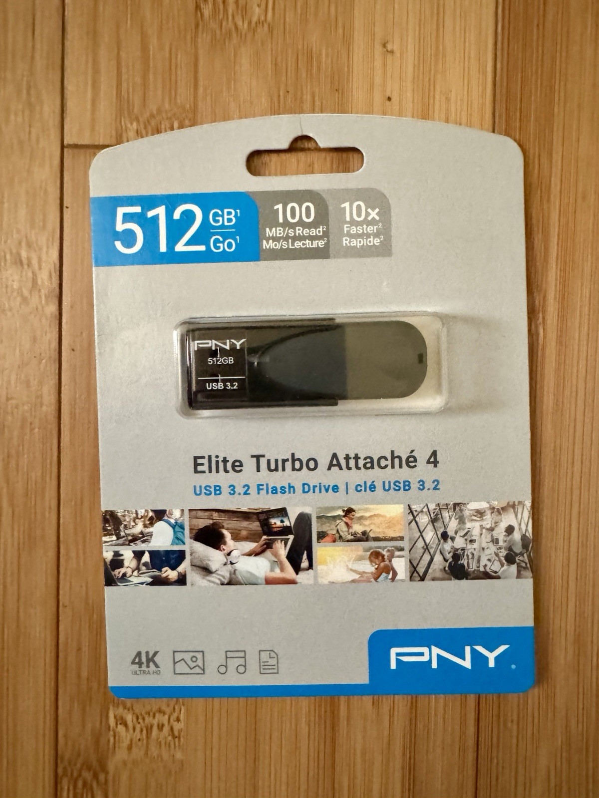 PNY – Elite Turbo Attache 4 512GB USB 3.2 Flash Drive 4K Ultra HD BRAND NEW