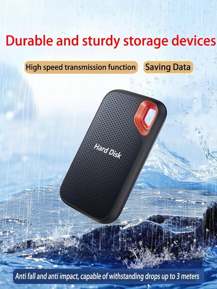 external hard drive 1TB High Speed Capacity Solid State Usb3.2 Laptop Mac And PC