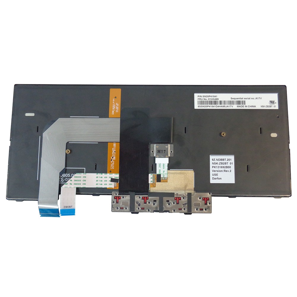 Lenovo Thinkpad T470 T480 Backlit Keyboard 01AX569 01AX487 SN20L72890