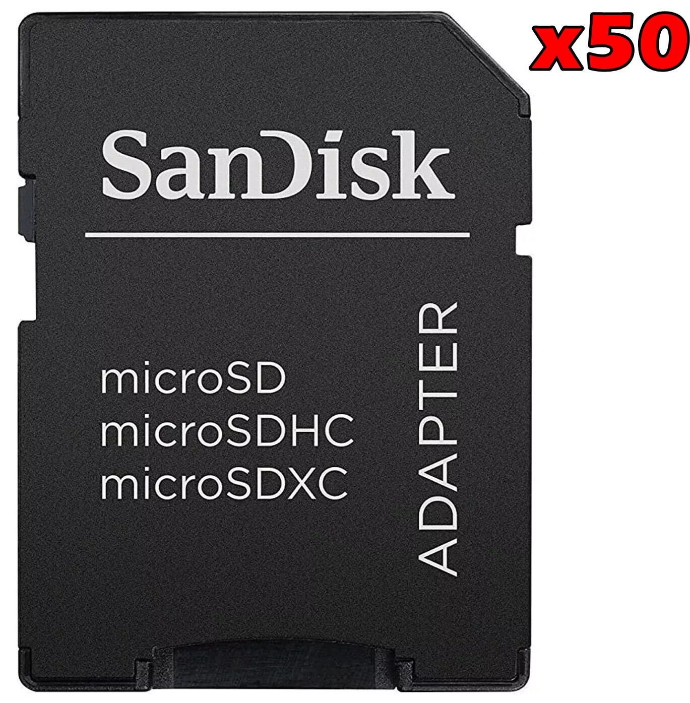 SanDisk Adapter for Micro SD Card SDXC SDHC TF Memory Card Adapter SD Reader LOT