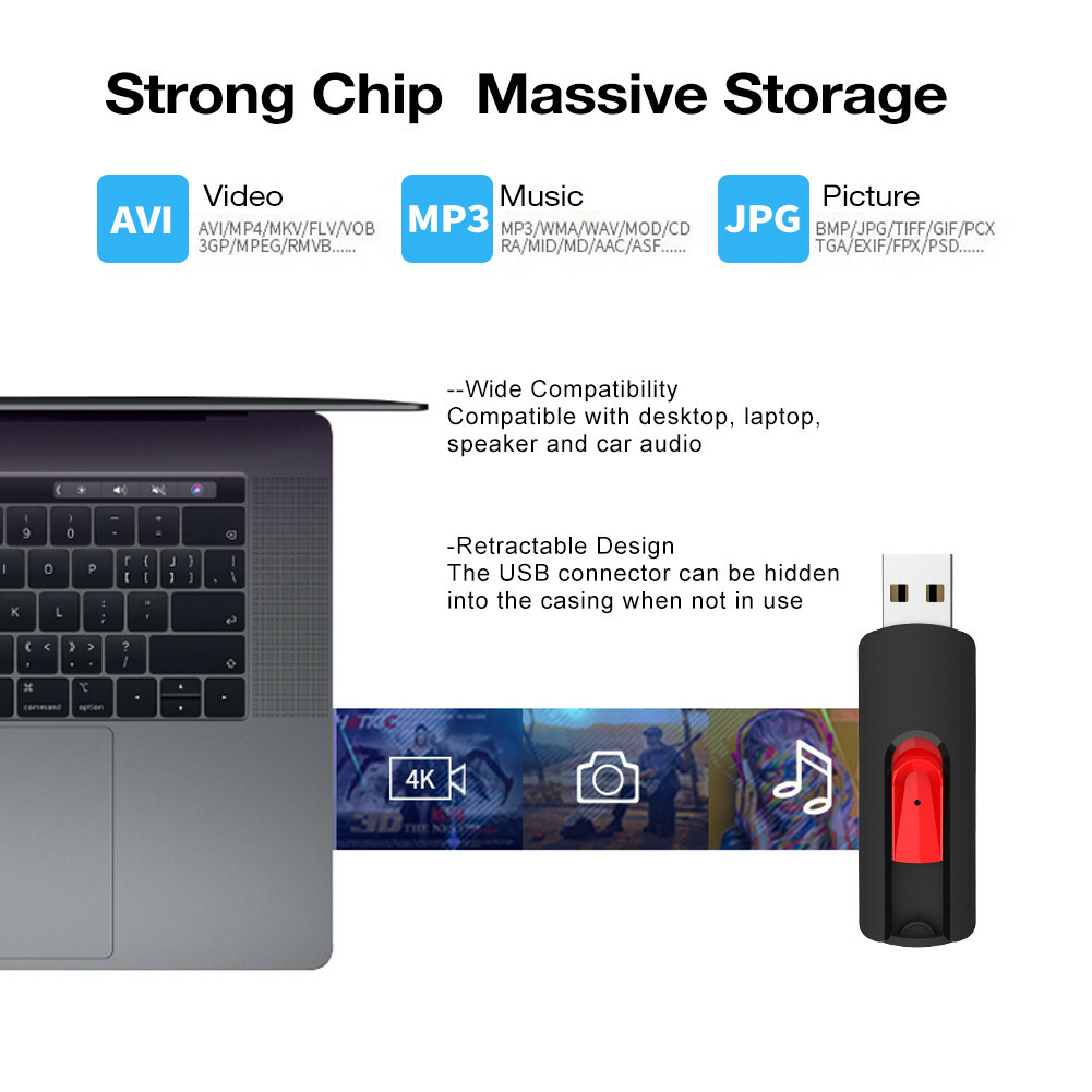 Wholesale 5/10/100PCS 1GB 2GB 4GB 8GB 16GB 32GB USB 2.0 Flash Drive Memory Stick