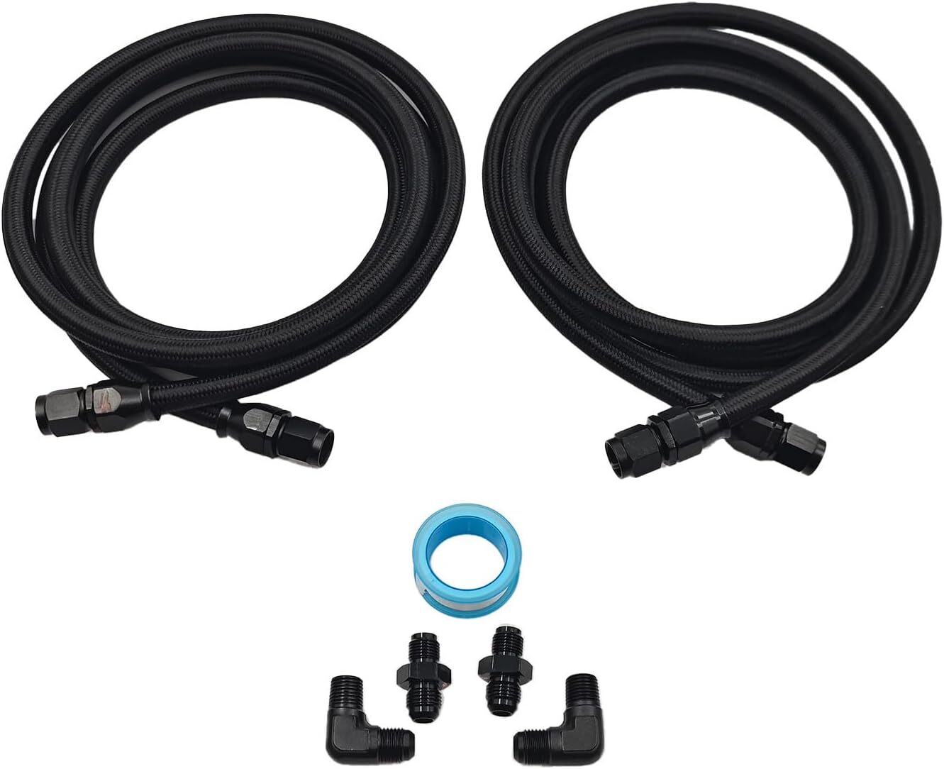 7 Ft 6AN transmission cooler lines Compatible with 4L60 700R4 TH350 TH400