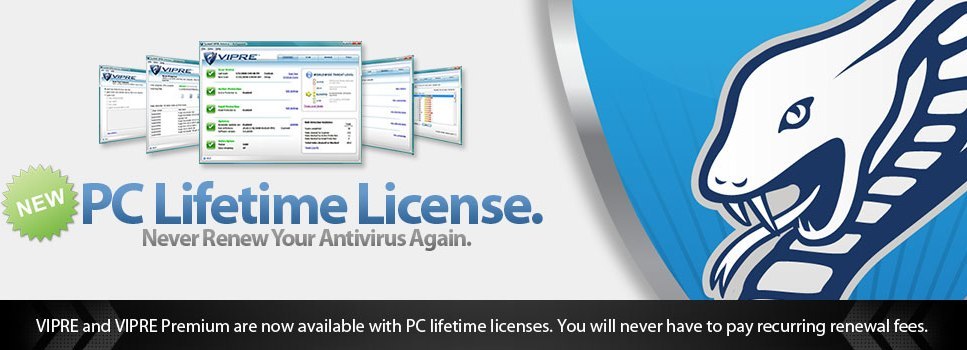 Vipre Advanced Security 1 PC Lifetime . Last Stock remaining .No Renewal