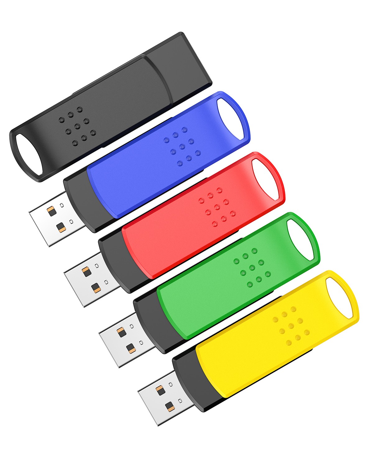 Kootion USB 2.0 16GB 5-50Pack Multi Color Flash Drive Memory Stick 5Color LOT
