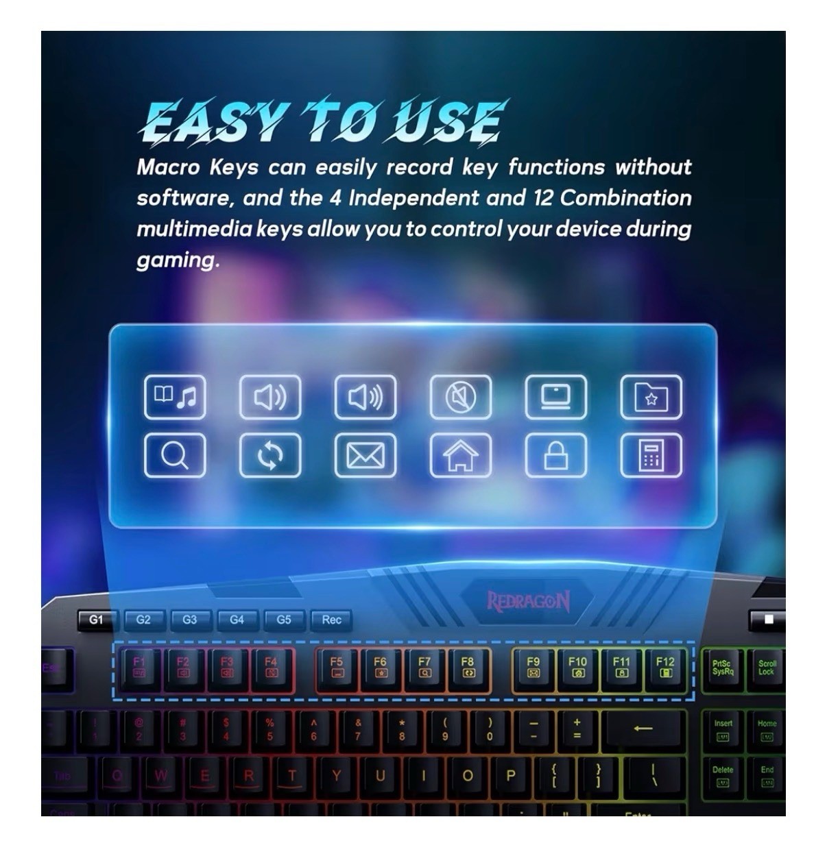 Redragon S101-3 PRO Gaming Keyboard and Mouse