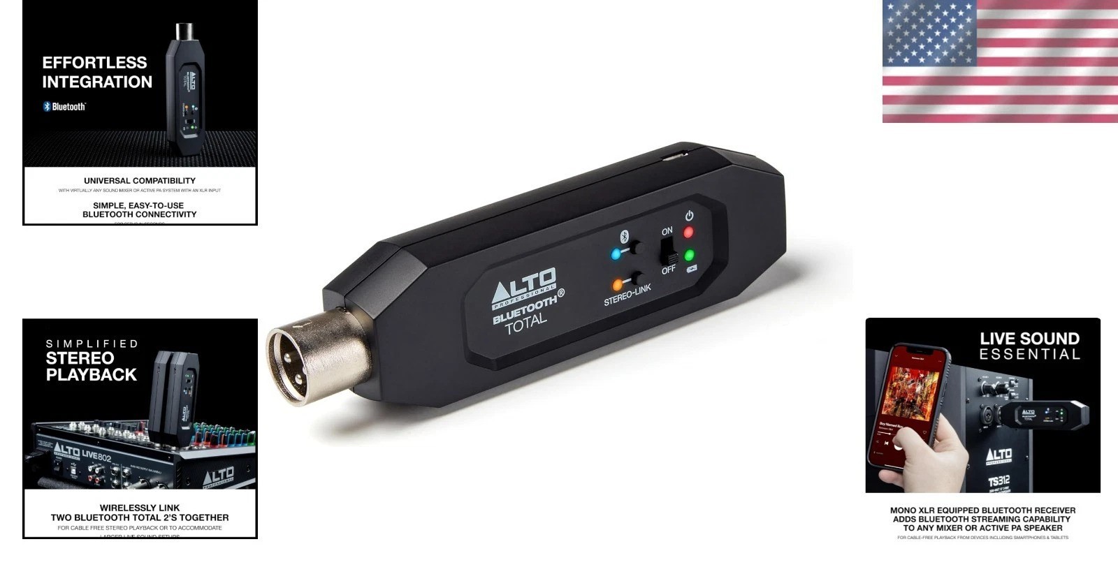 Professional XLR Bluetooth Receiver – 6+ Hour Battery Life for Performances