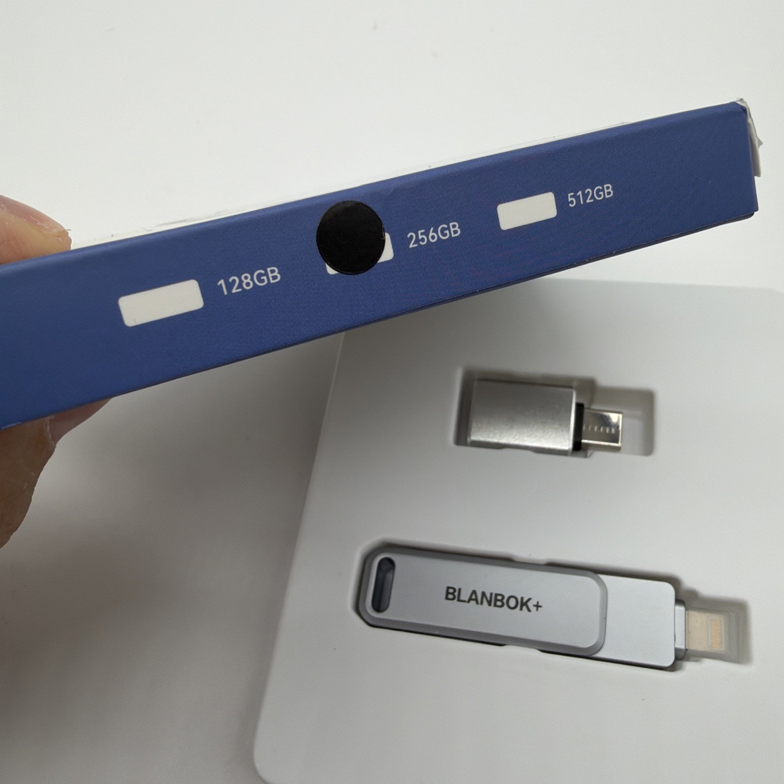 Blanbok+ MFI Licensed Flash Drive 256 GB Storage Capacity New Open Box