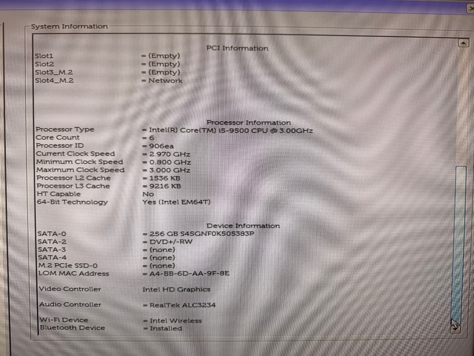 Dell OptiPlex 7070 SFF i5-9500 8GB RAM 256GB SSD WiFi BT Windows 11 Pro