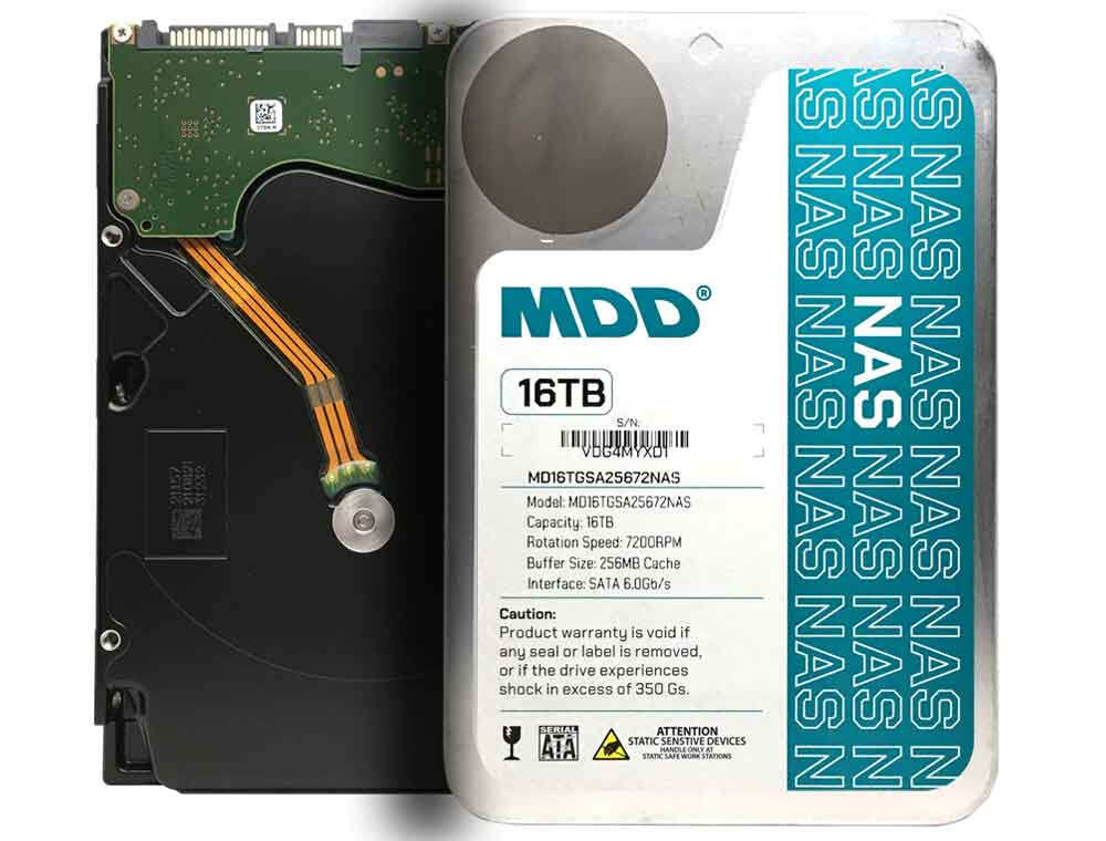 MDD 16TB 7200RPM 256MB Cache SATA 6.0Gb/s 3.5″ Internal NAS, RAID Hard Drive