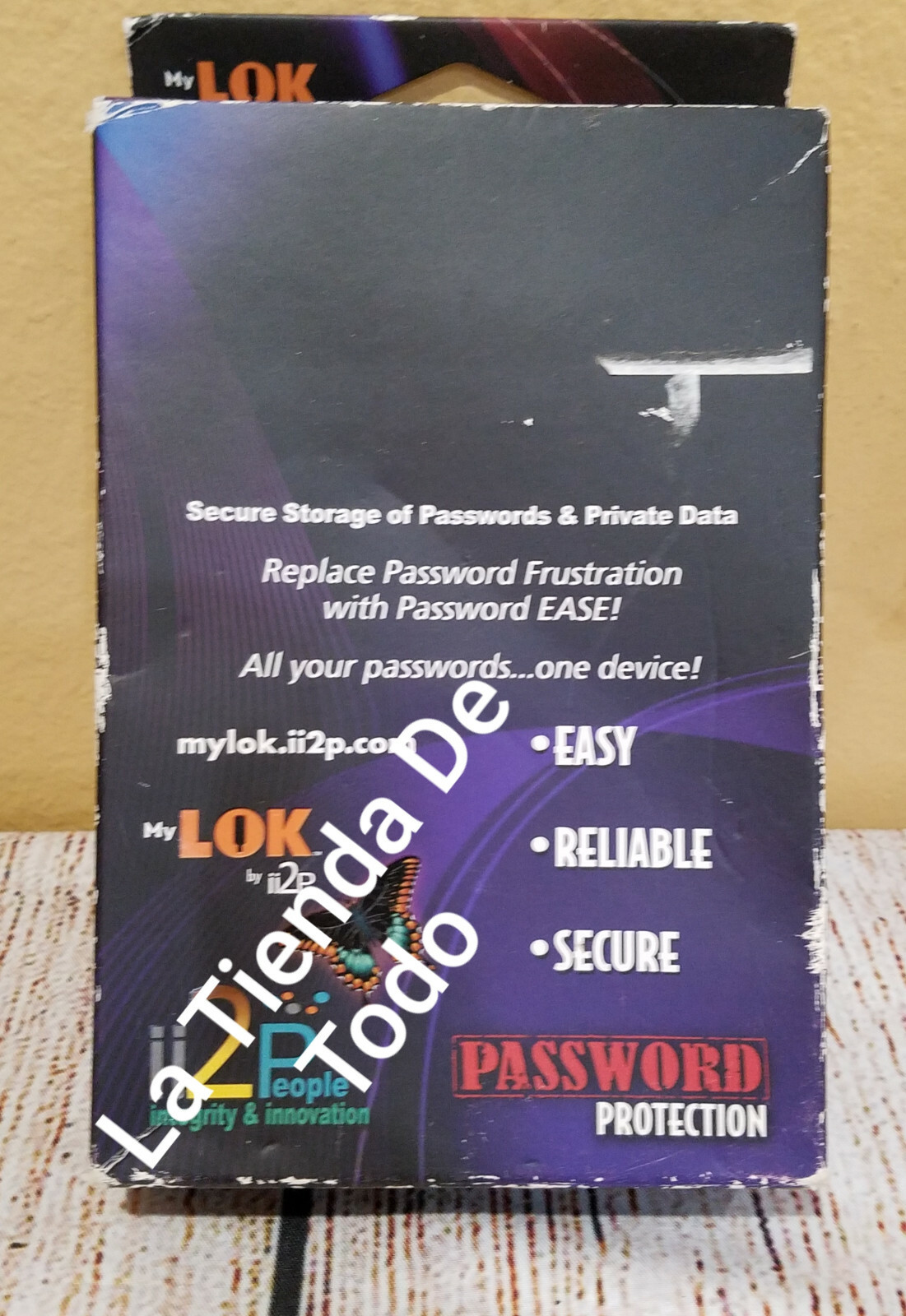 PASSWORD PROTECTION USB 4GB DRIVE SOLD NOVELTY FOR COLLECTORS MYLOK II2P READ