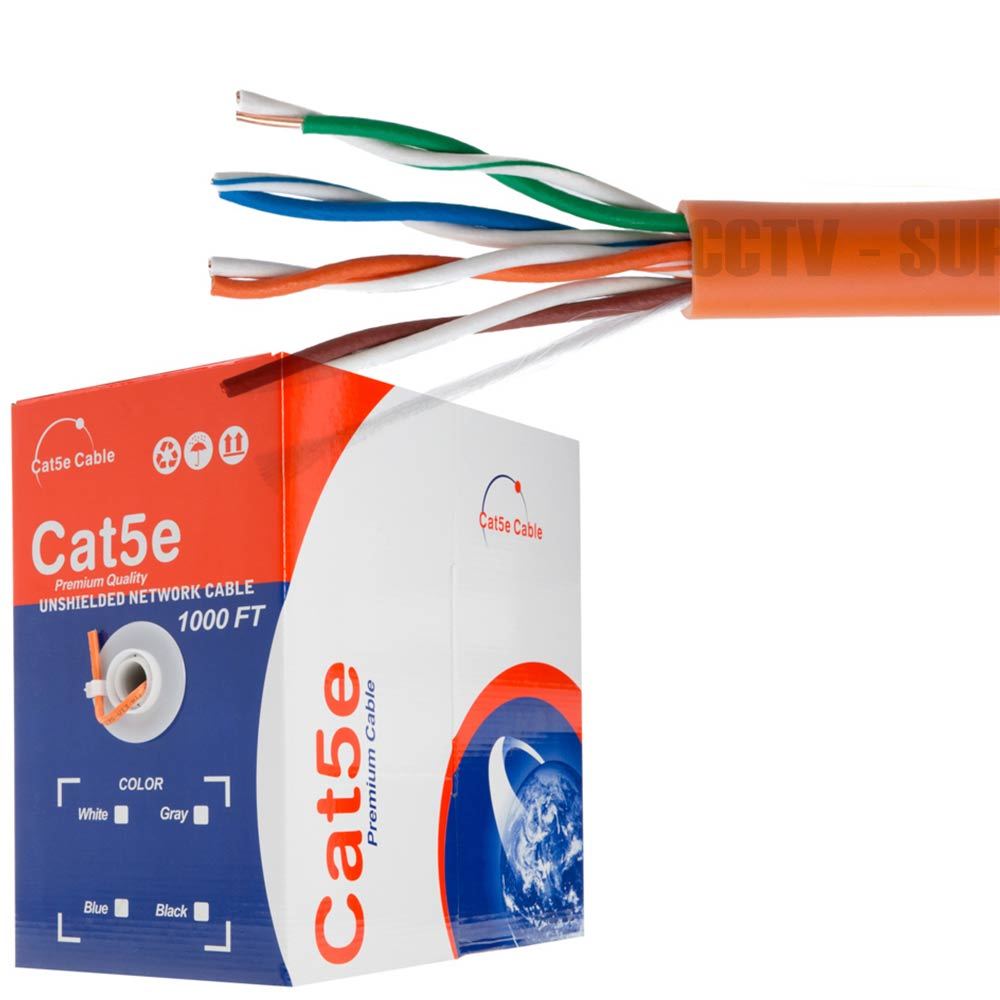 500ft/1000ft CAT5e/CAT6 Ethernet Cable Professional Network UTP CCA High Speed