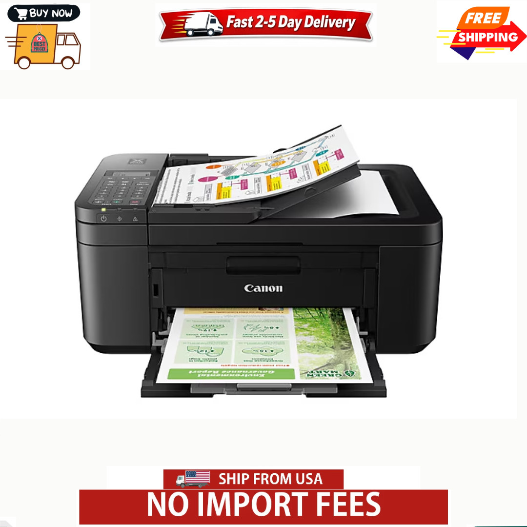 Canon PIXMA TR4720 Wireless Color Inkjet Printer, All-In-One, Print, Scan, Copy