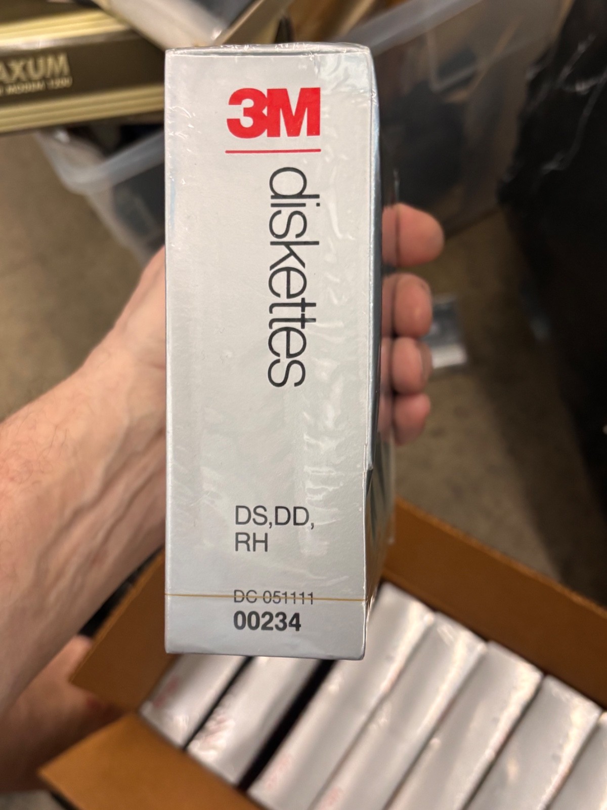 3M 5 1/4″ Double Sided Double Density Floppy Diskettes – 00234 (Pack10) Sealed