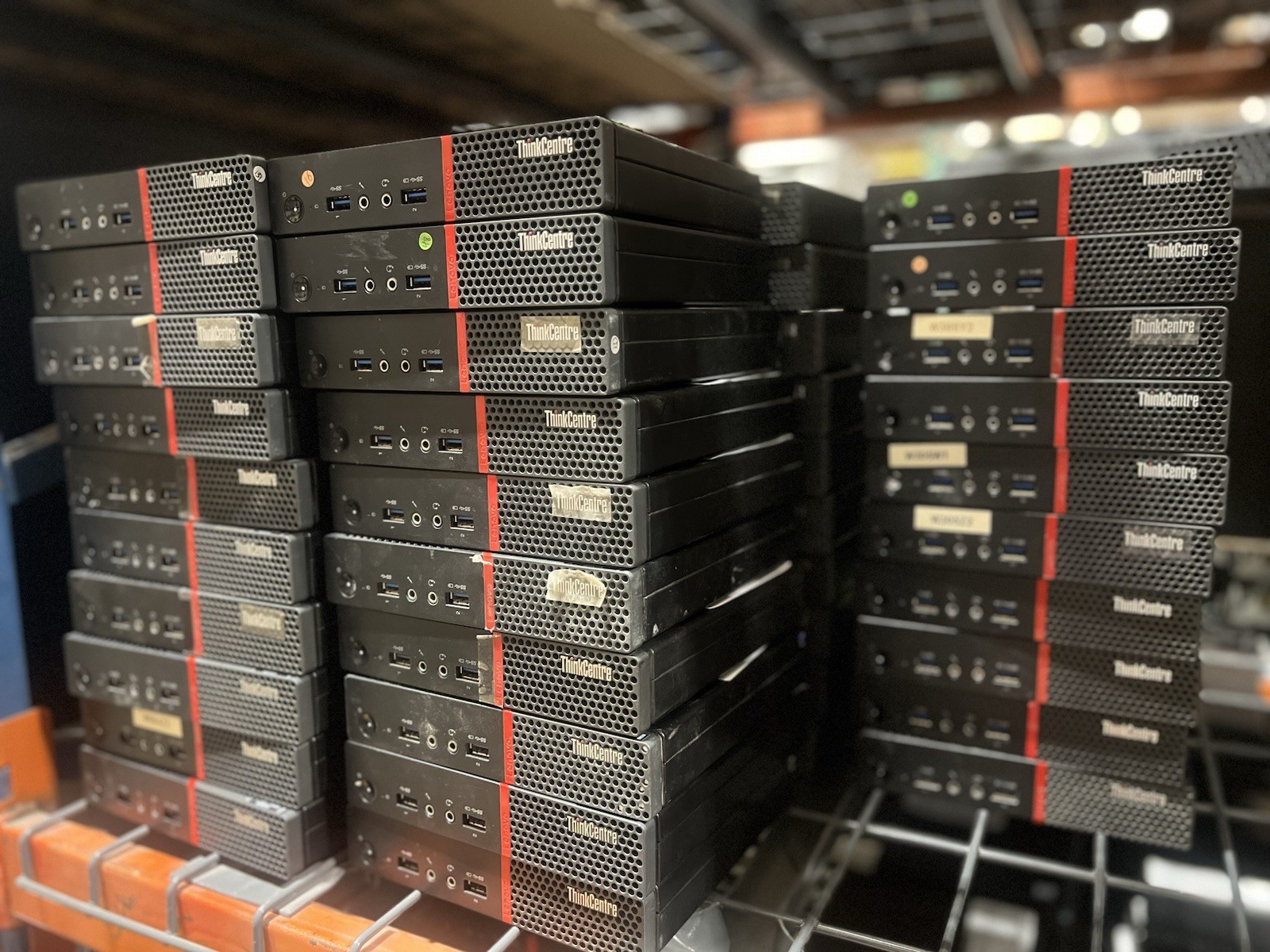 10x Lenovo ThinkCentre M900 MFF, i5-6500T, 2.50GHz, 8GB RAM, 256GB SSD-No OS/AC