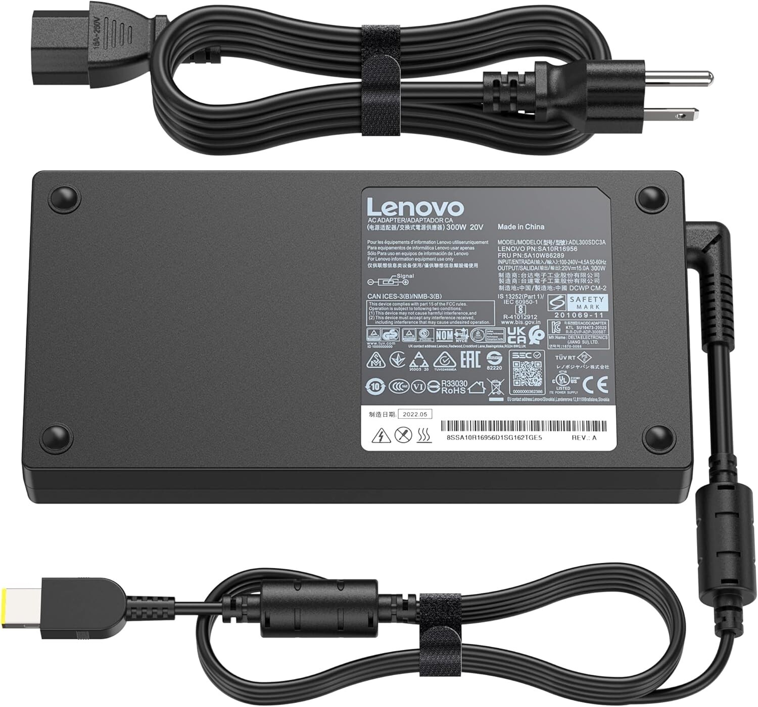 Lenovo 300W Charger For Legion 7 7i 5i 5Pro Thinkpad R7000P R9000P ADL300SDC3A