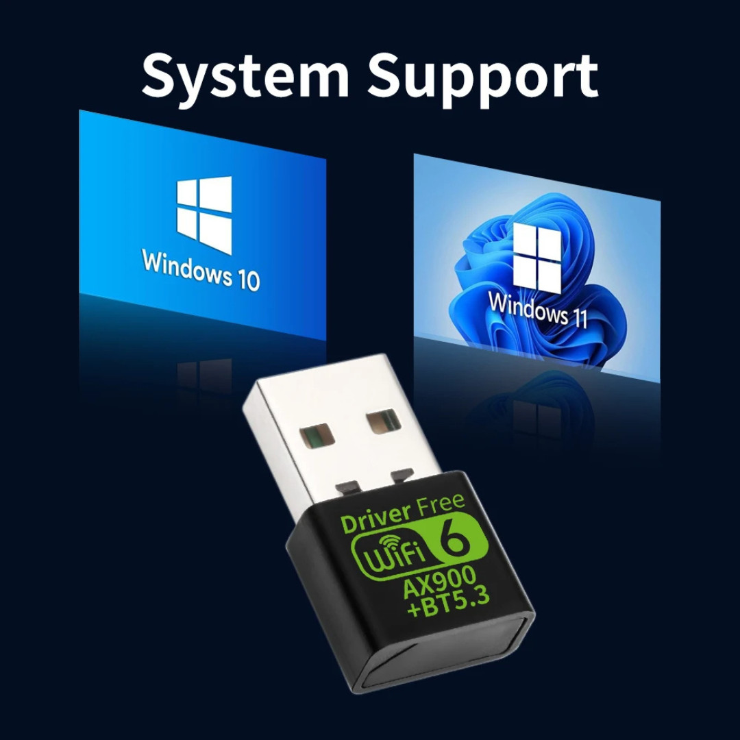 USB WiFi Bluetooth Adapter 600Mbps Dual Band 2.4/5Ghz Wireless Network Receiver
