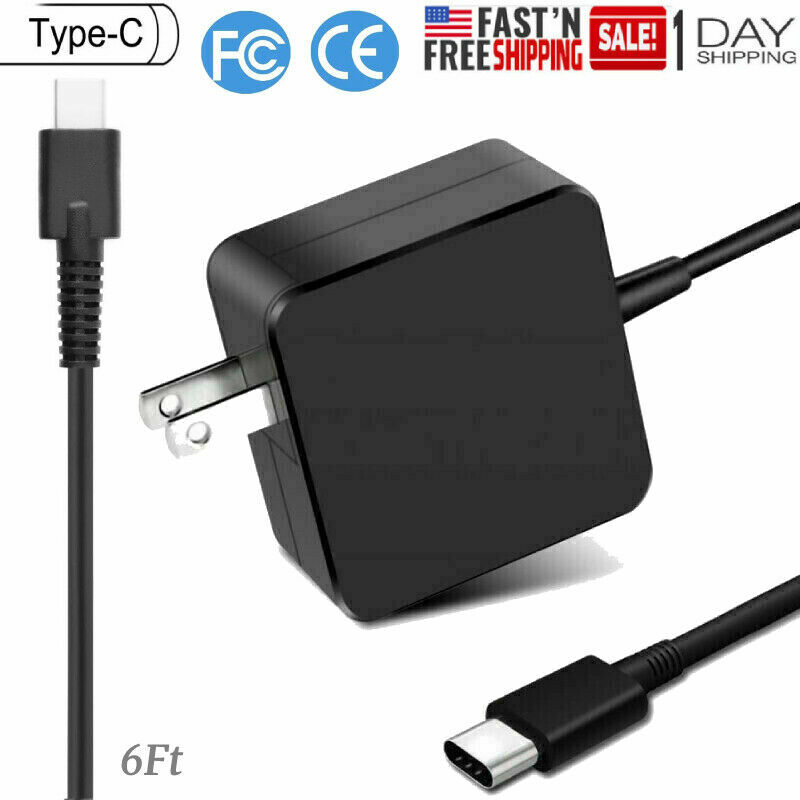 65W Type USB-C Charger For Lenovo ThinkPad ADLX65YDC2A Laptop AC Power Adapter