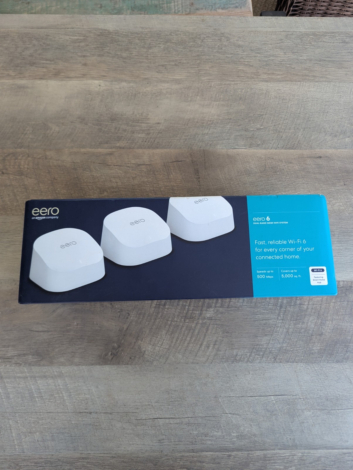 eero 6 AX1800 1800 Mbps 4 Port 900 Mbps Dual-Band Mesh Wi-Fi 6 System – M110311