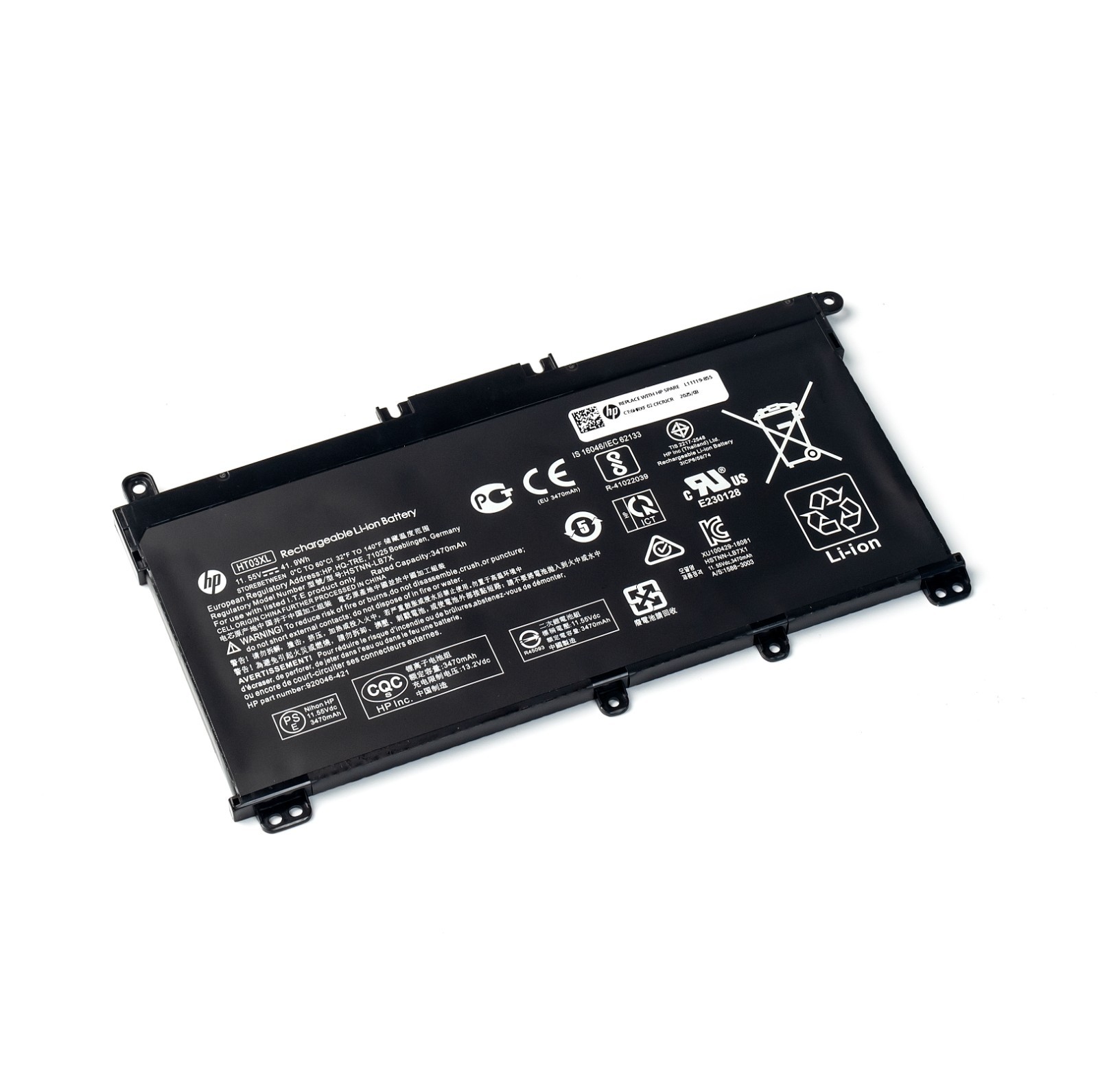 Genuine HT03XL Battery 41.9Wh for HP Pavilion 15-DA0000 15-DB0000 L11421-1C1