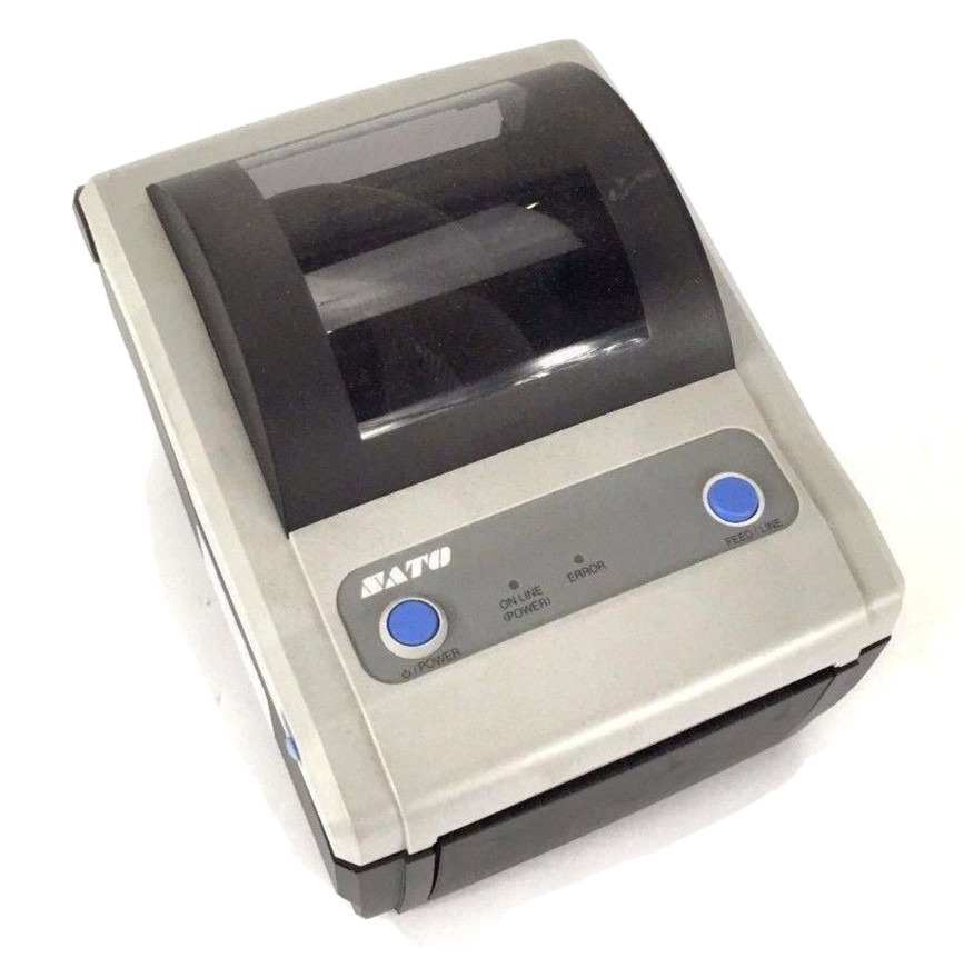 Sato CG408DT-LAN Barcode Label Tag Direct Thermal Ethernet USB Printer 1