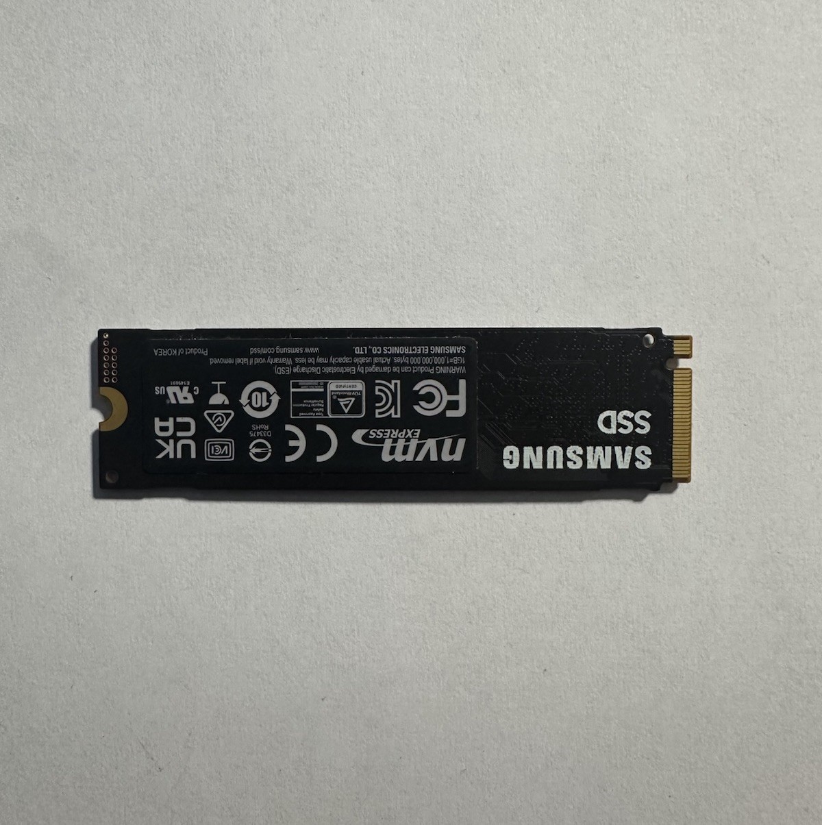 Samsung 980 MZ-V8V500 500 GB NVMe 80mm Solid State Drive