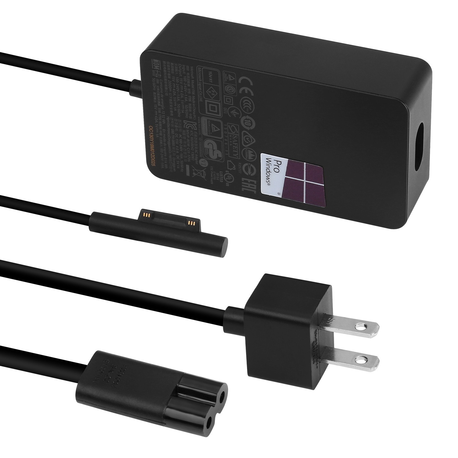 Genuine Microsoft 65W Surface Pro Book 1 2 3 4 5 6 7 X Adapter Charger 1706 1800