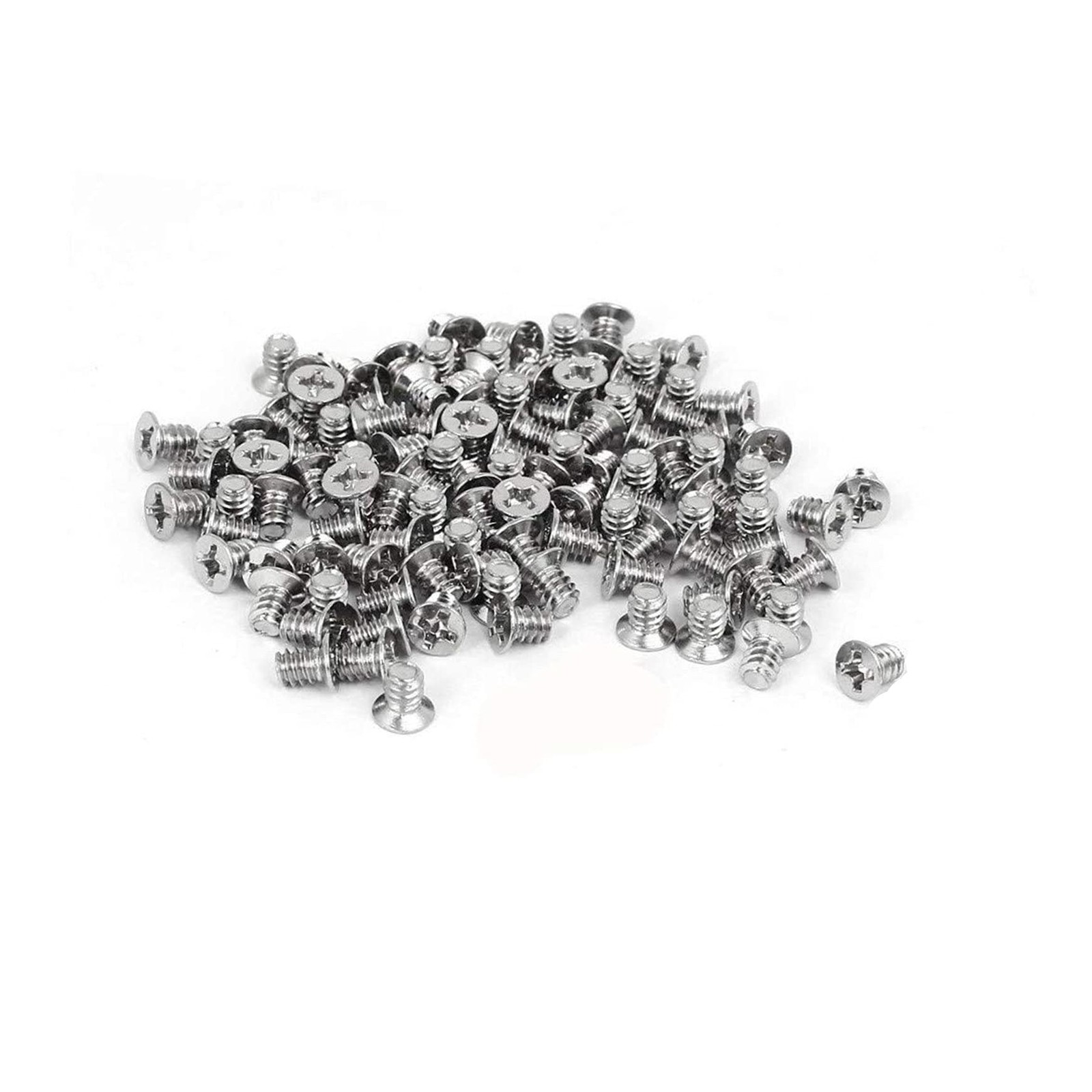 XJS Computer PC Case 2.5-inch HDD M3x5mm Flat Phillips Head M3 (3mm), silver