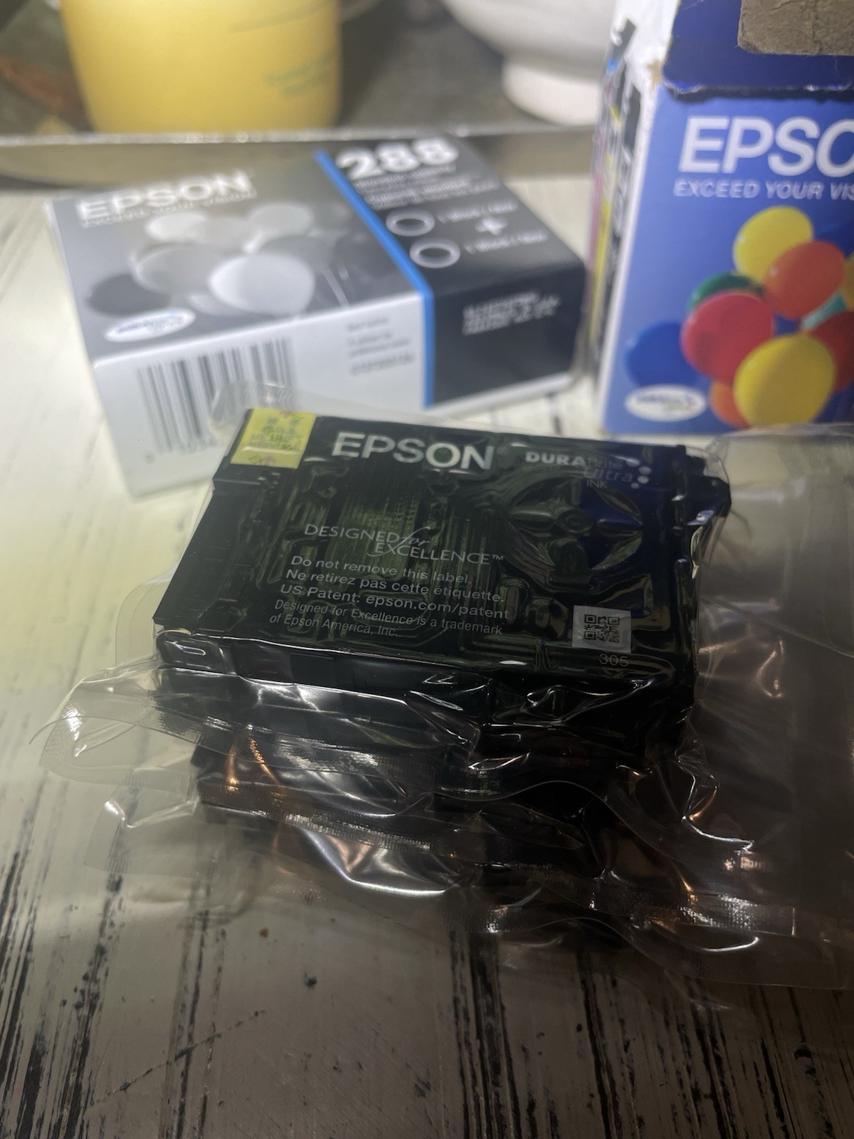 Genuine Epson 288XL Black & C/M/Y +2 Standard Black Ink Cartridges 01/26 & 01/27