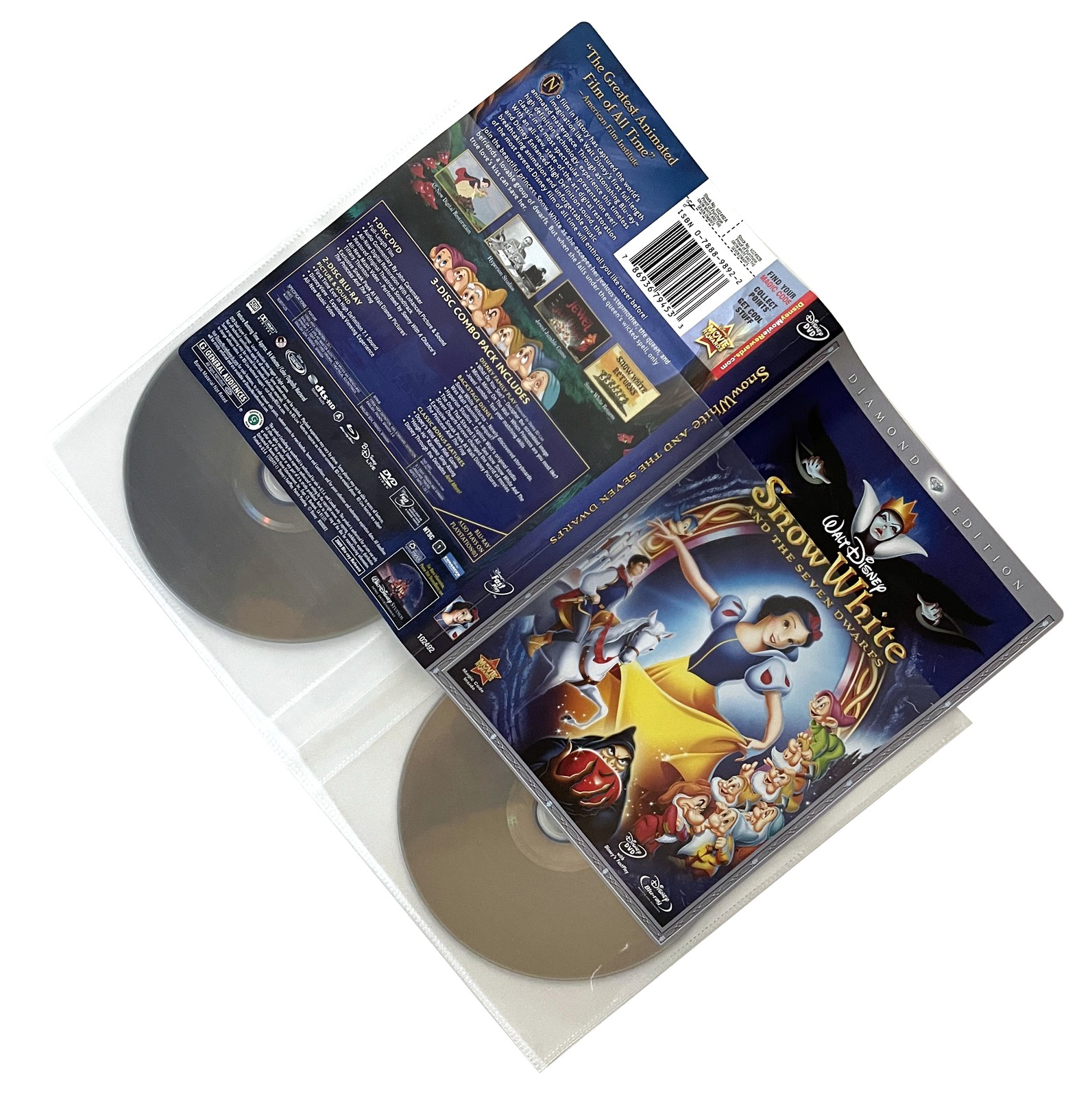 CheckOutStore Clear 2 Disc CPP Full Cover Sleeve & DVD Booklet Lot