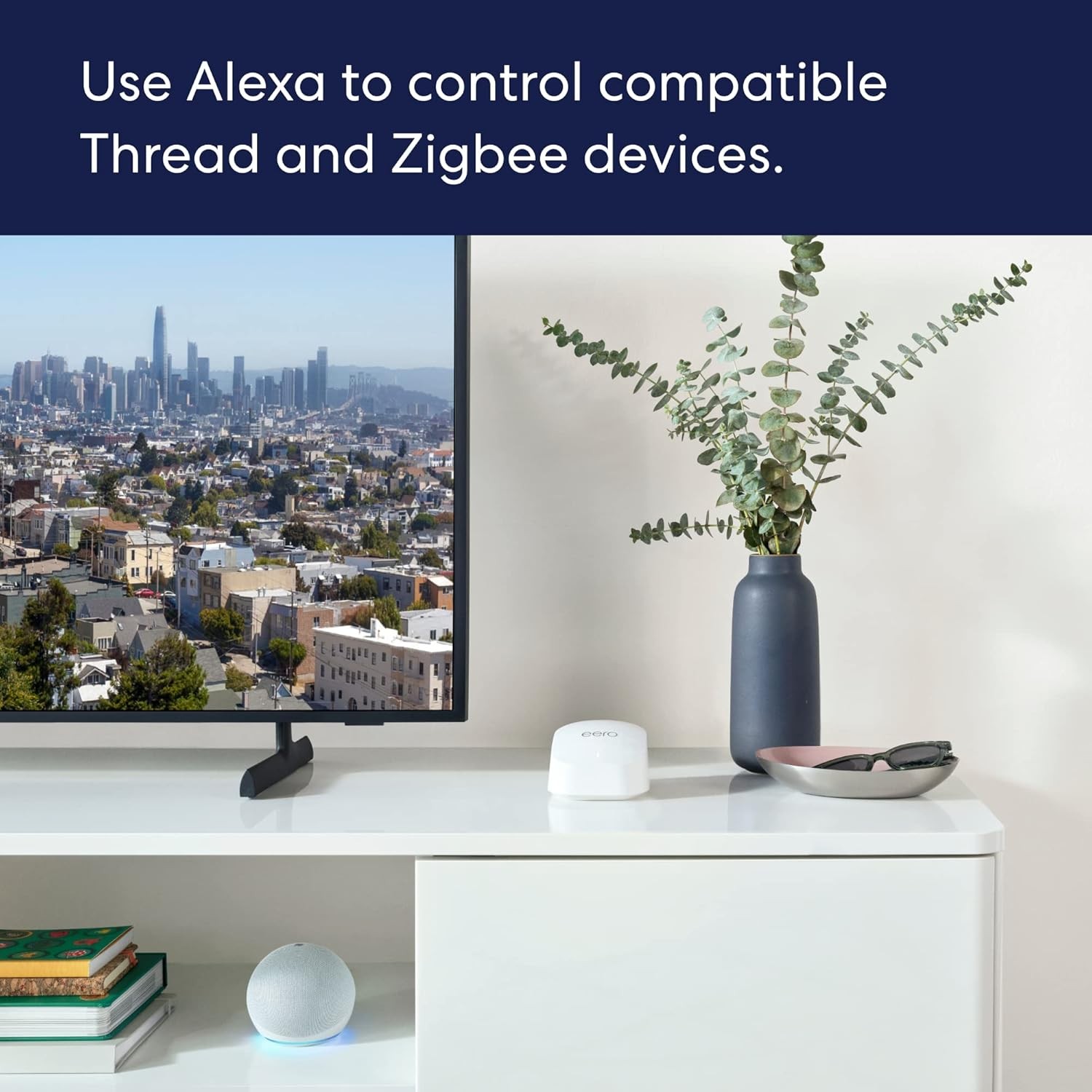 eero 6+ Plus mesh Dual Band wifi system Covers up to 4,500 sq. ft. (3-pack)